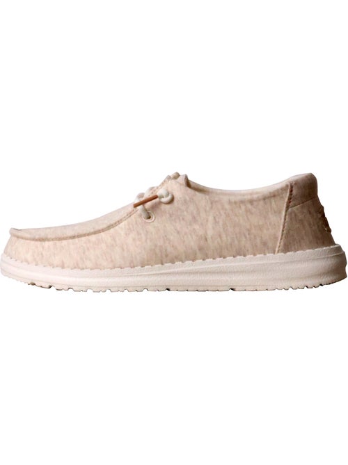 Mocassin Basse à Lacets Hey Dude Wendy Stretch Jersey - Kiabi