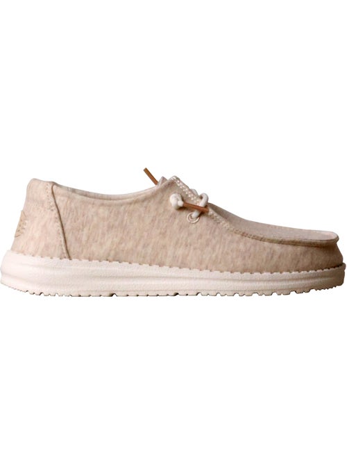 Mocassin Basse à Lacets Hey Dude Wendy Stretch Jersey - Kiabi
