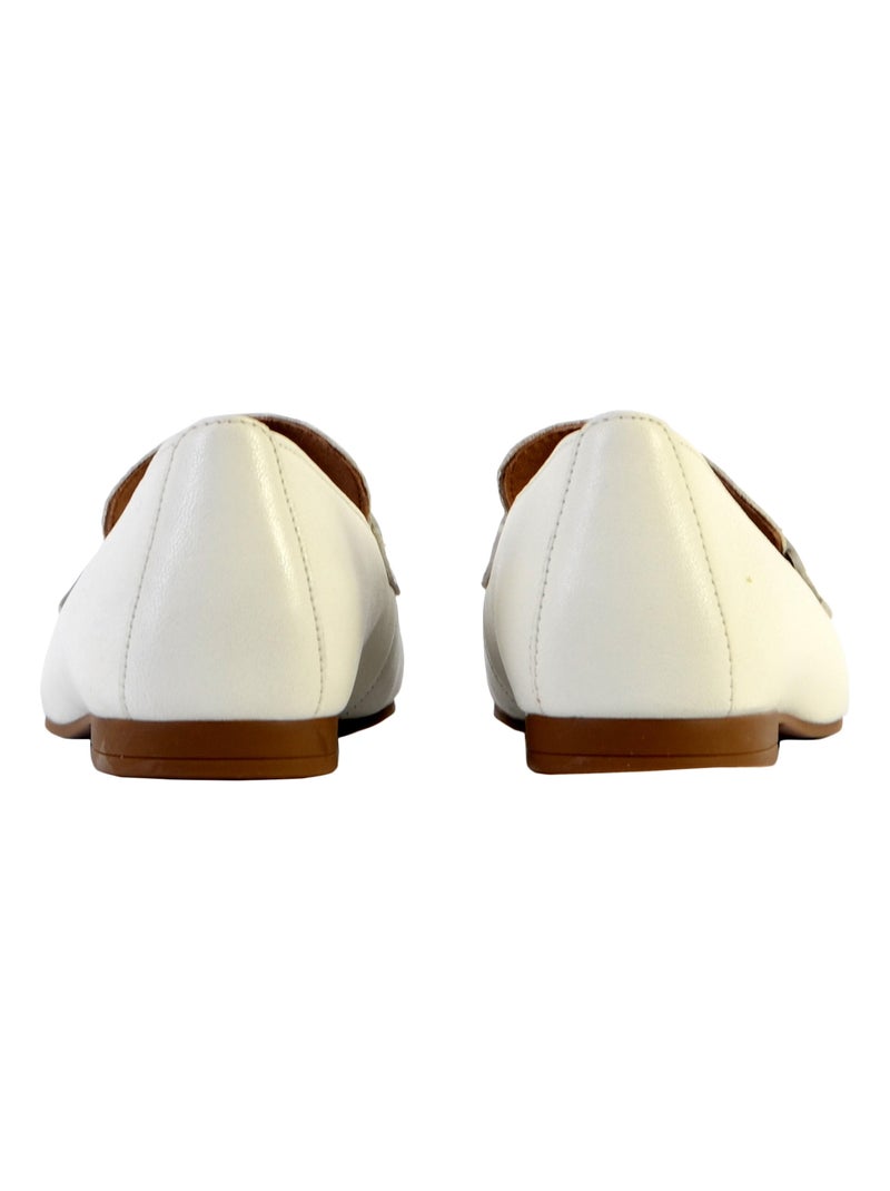Mocassin Basse Cuir Gabor Samtchevreau Blanc - Kiabi