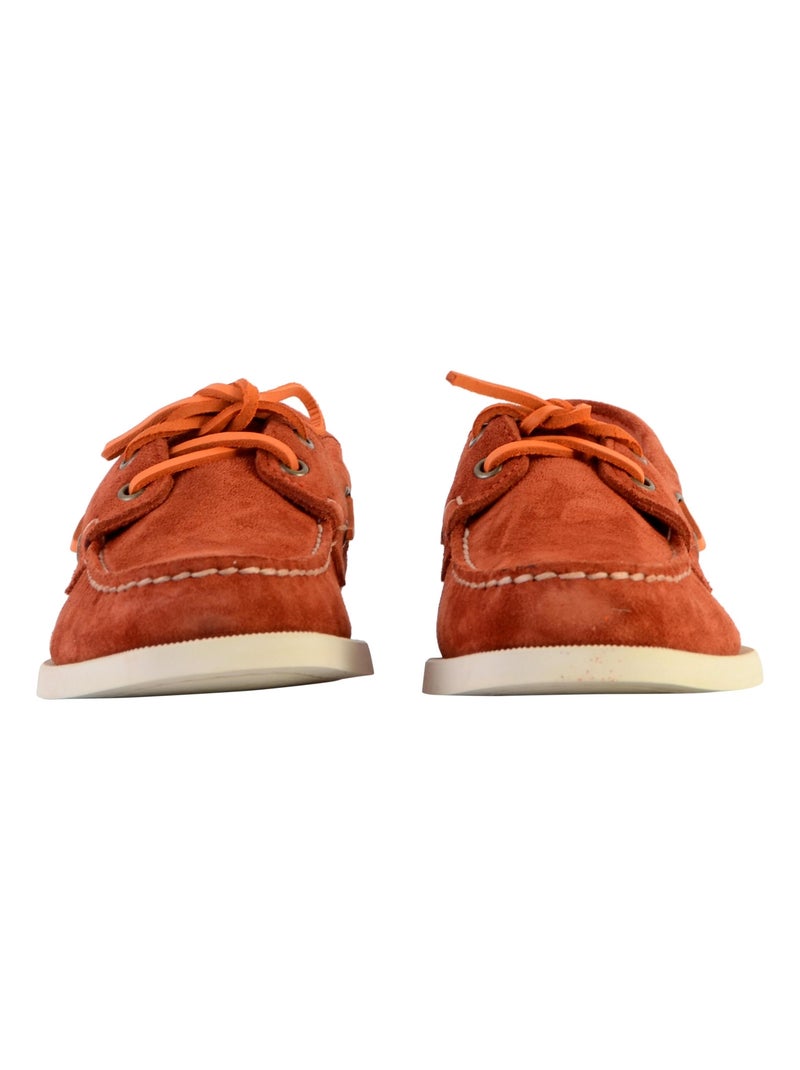 Mocassin Basse Cuir Sebago Portland Flesh Out Bleu - Kiabi