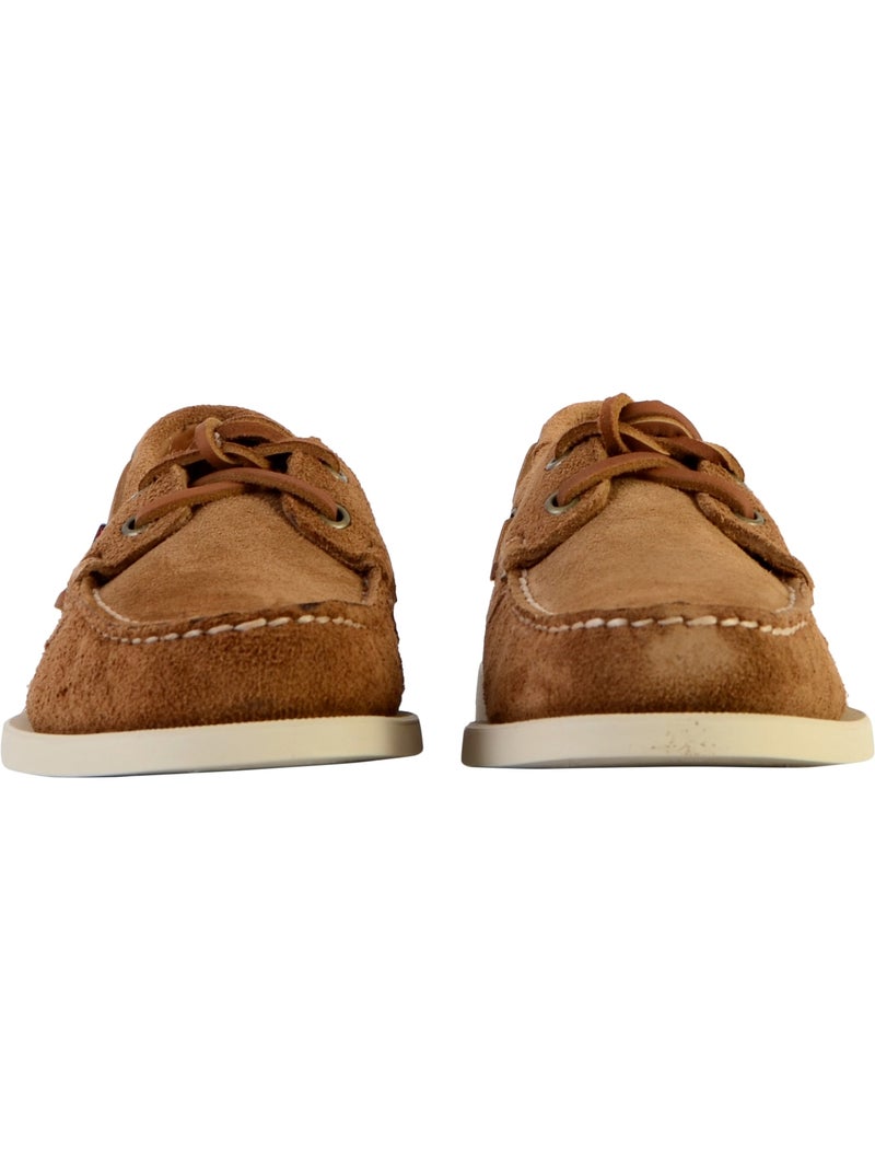 Mocassin Basse Cuir Sebago Portland Flesh Out Marron - Kiabi