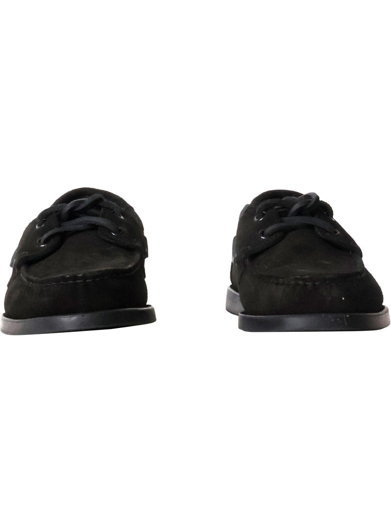 Mocassin Basse Cuir Sebago Portland Flesh Out Noir - Kiabi