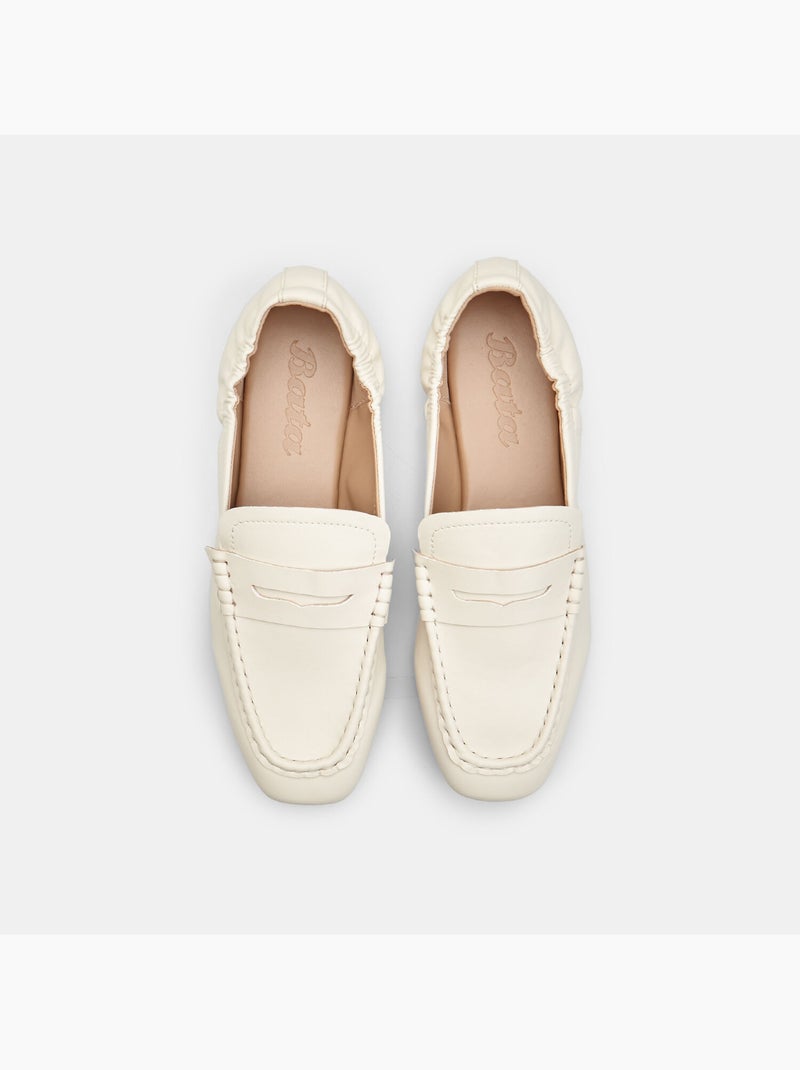 Mocassin Bata Blanc - Kiabi