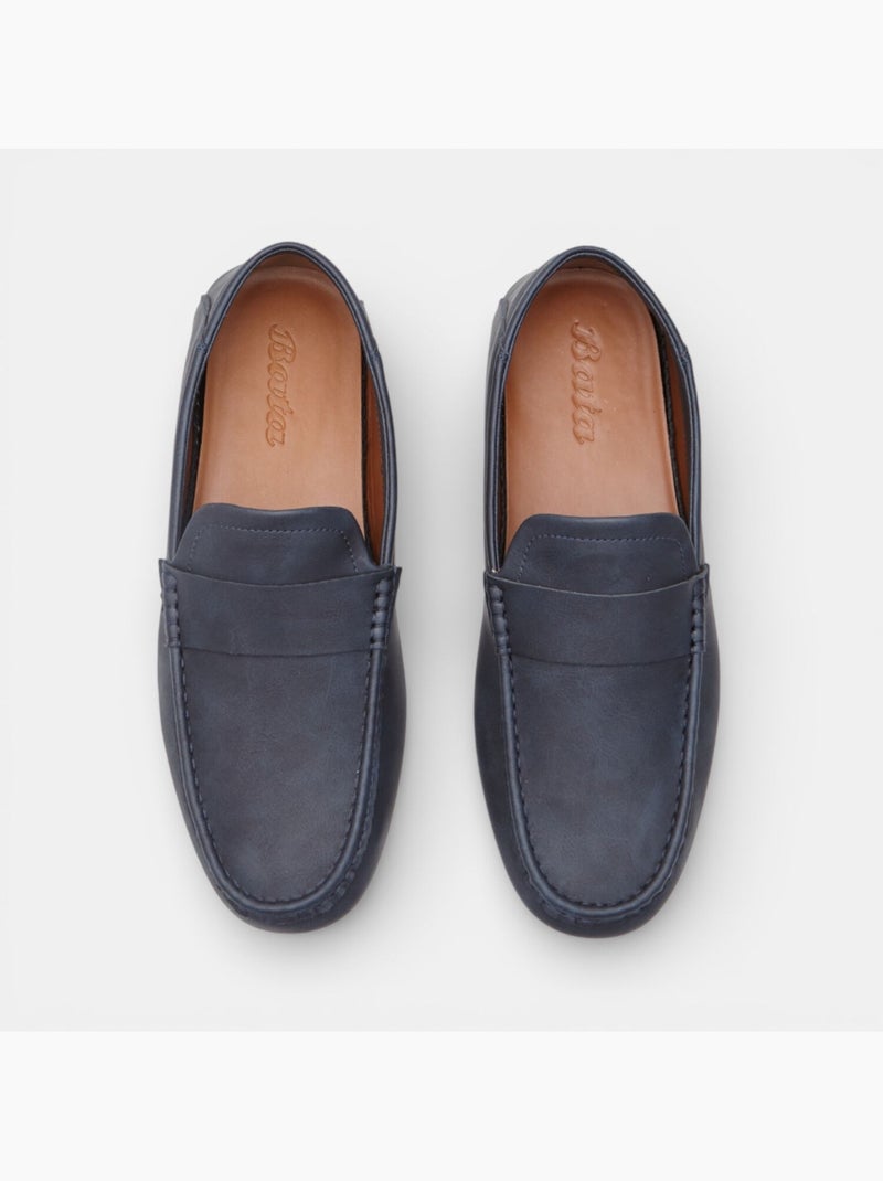 Mocassin Bata Bleu - Kiabi