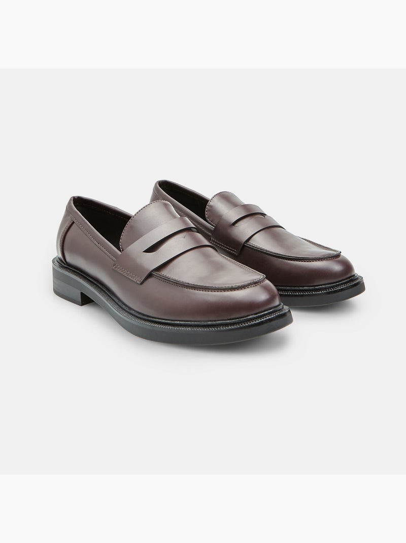 Mocassin Bata Bordeaux - Kiabi