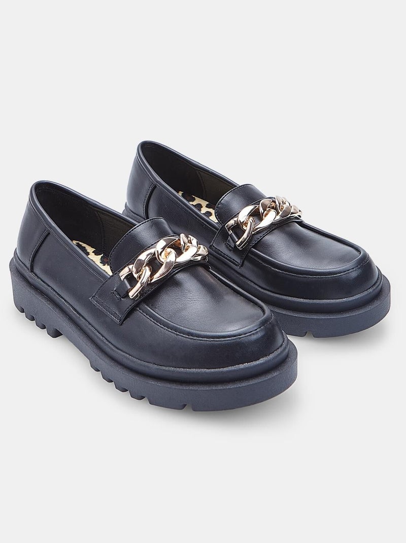 Mocassin Bata Noir - Kiabi