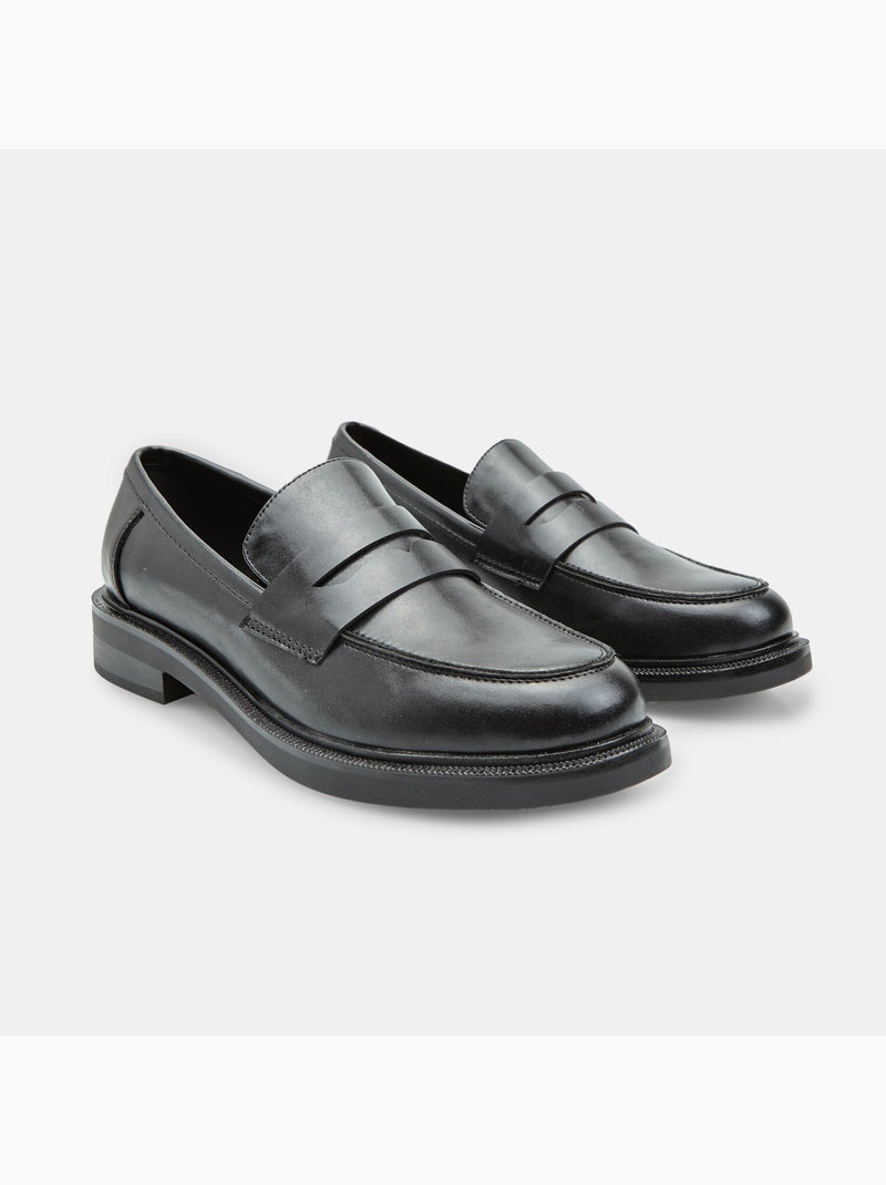 Mocassin Bata Noir - Kiabi