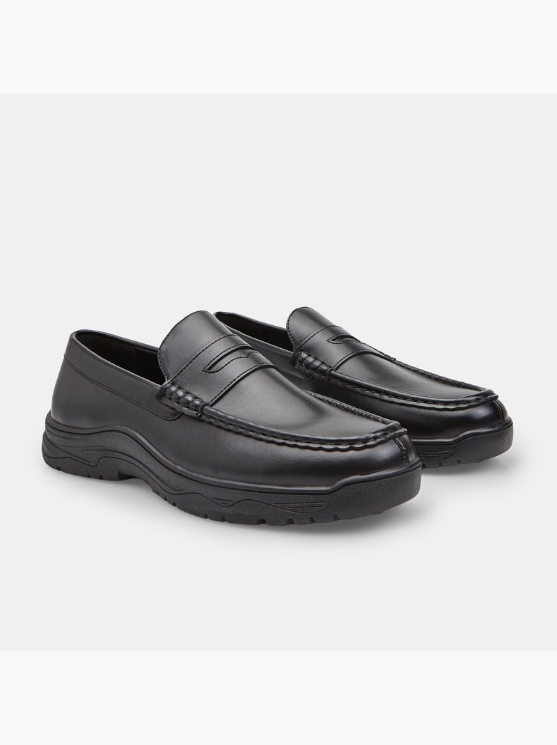 Mocassin Bata Noir - Kiabi