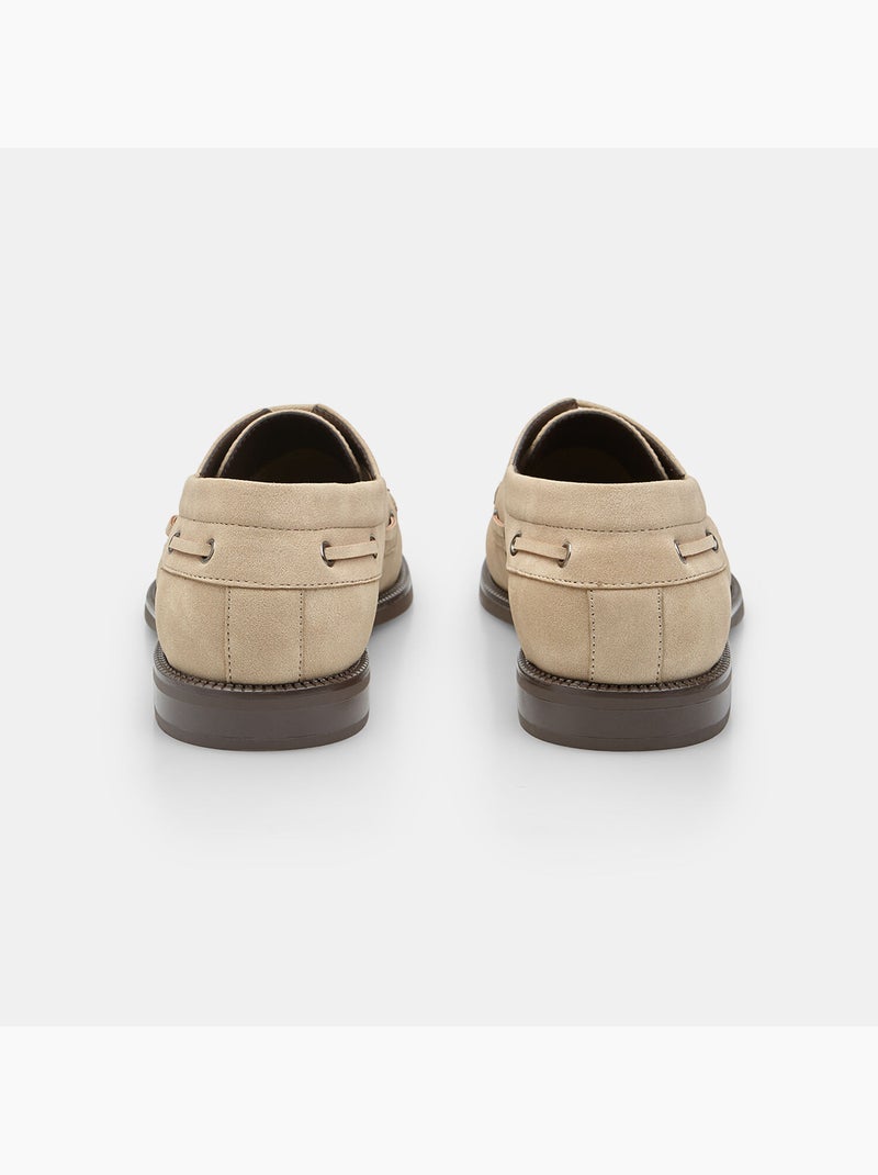Mocassin bateau Bata Beige - Kiabi