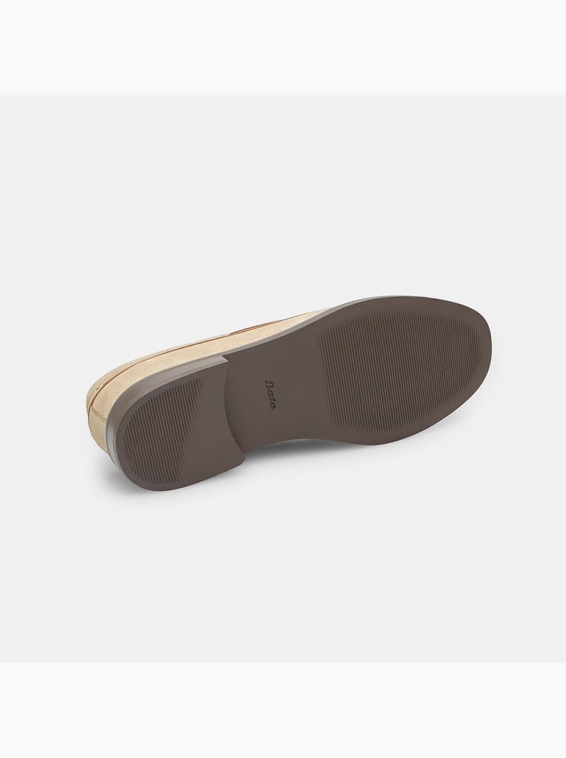 Mocassin bateau Bata Beige - Kiabi
