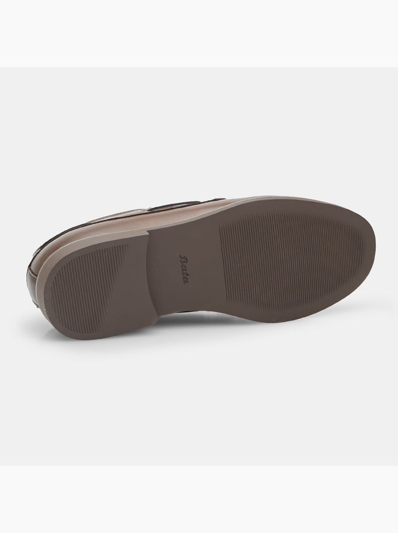Mocassin bateau Bata Marron - Kiabi