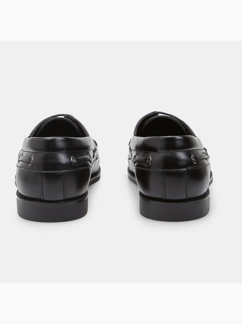 Mocassin bateau Bata Noir - Kiabi