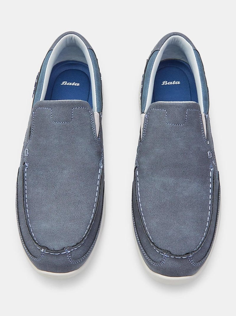 Mocassin comfortables BATA Bleu - Kiabi