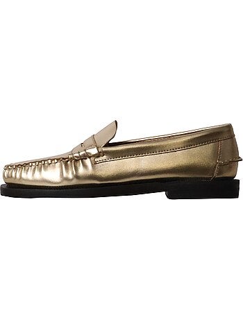Mocassin Cuir Docksides Sebago Dan Met Woman
