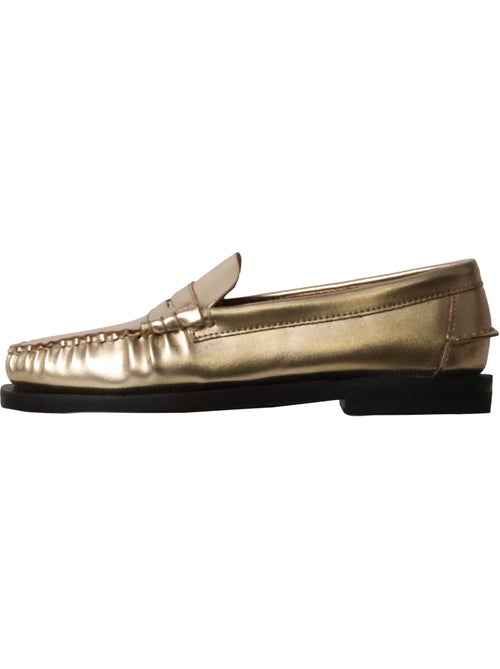 Mocassin Cuir Docksides Sebago Dan Met Woman - Kiabi