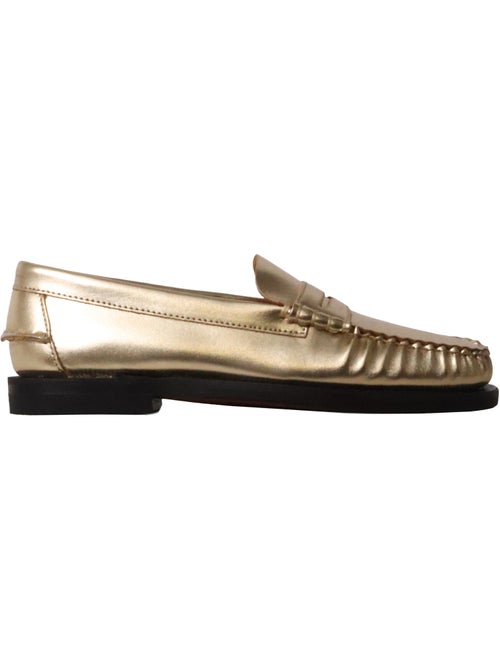 Mocassin Cuir Docksides Sebago Dan Met Woman - Kiabi