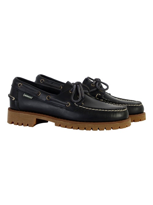 Mocassin Cuir Docksides Sebago Ranger Waxy - Kiabi