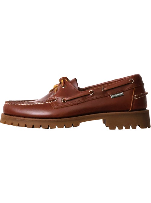 Mocassin Cuir Docksides Sebago Ranger Waxy - Kiabi