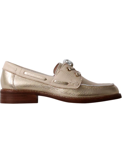 Mocassin Cuir Emilie Karston Flore - Kiabi