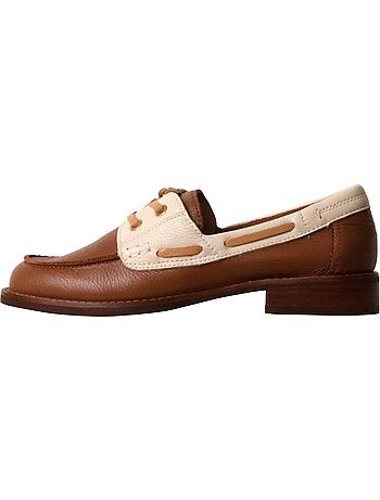 Mocassin Cuir Emilie Karston Flore