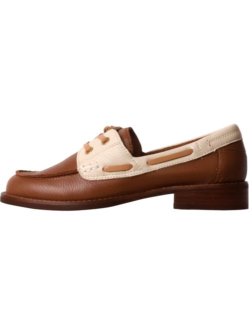 Mocassin Cuir Emilie Karston Flore - Kiabi