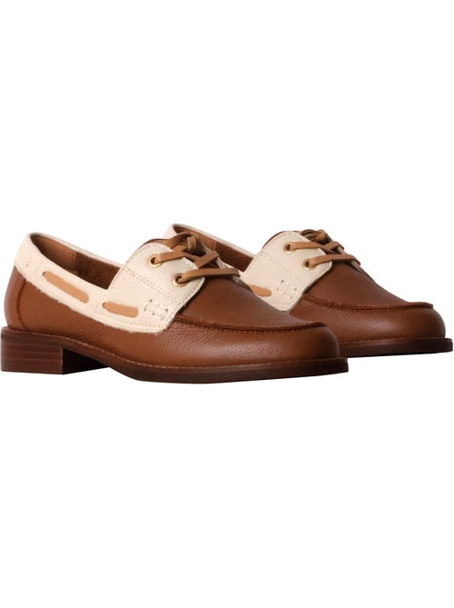 Mocassin Cuir Emilie Karston Flore - Kiabi