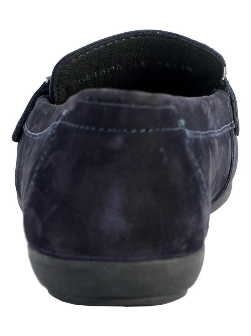 Mocassin Cuir Geox Annytah Bleu - Kiabi