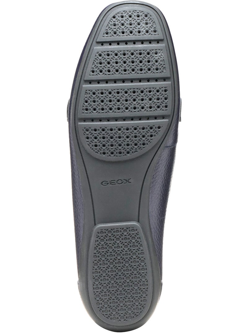 Mocassin Cuir Geox Annytah Bleu - Kiabi