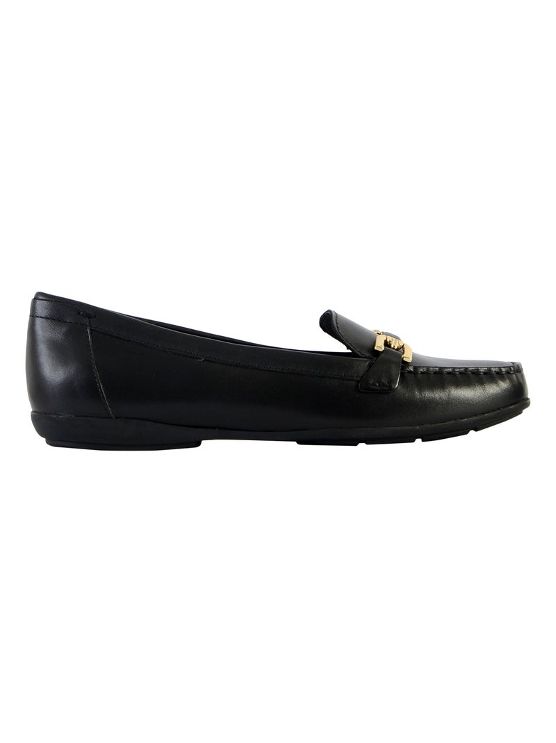 Mocassin Cuir Geox Annytah Noir - Kiabi