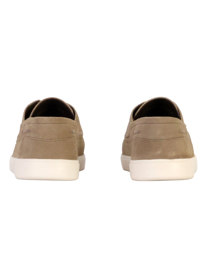 Mocassin Cuir Geox Avola Beige - Kiabi