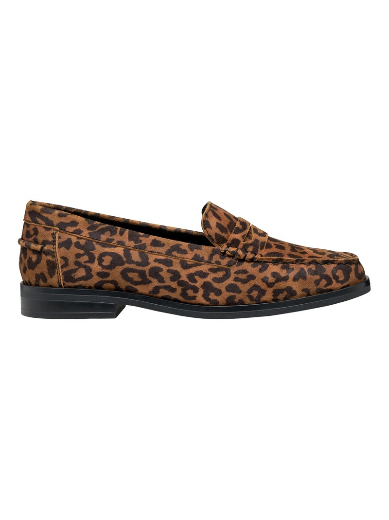 Mocassin Cuir Geox Cloride Marron - Kiabi