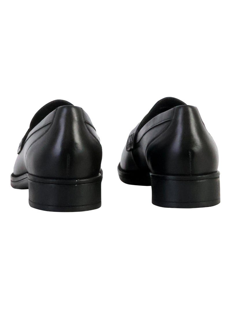 Mocassin Cuir Geox Jaylon Noir - Kiabi