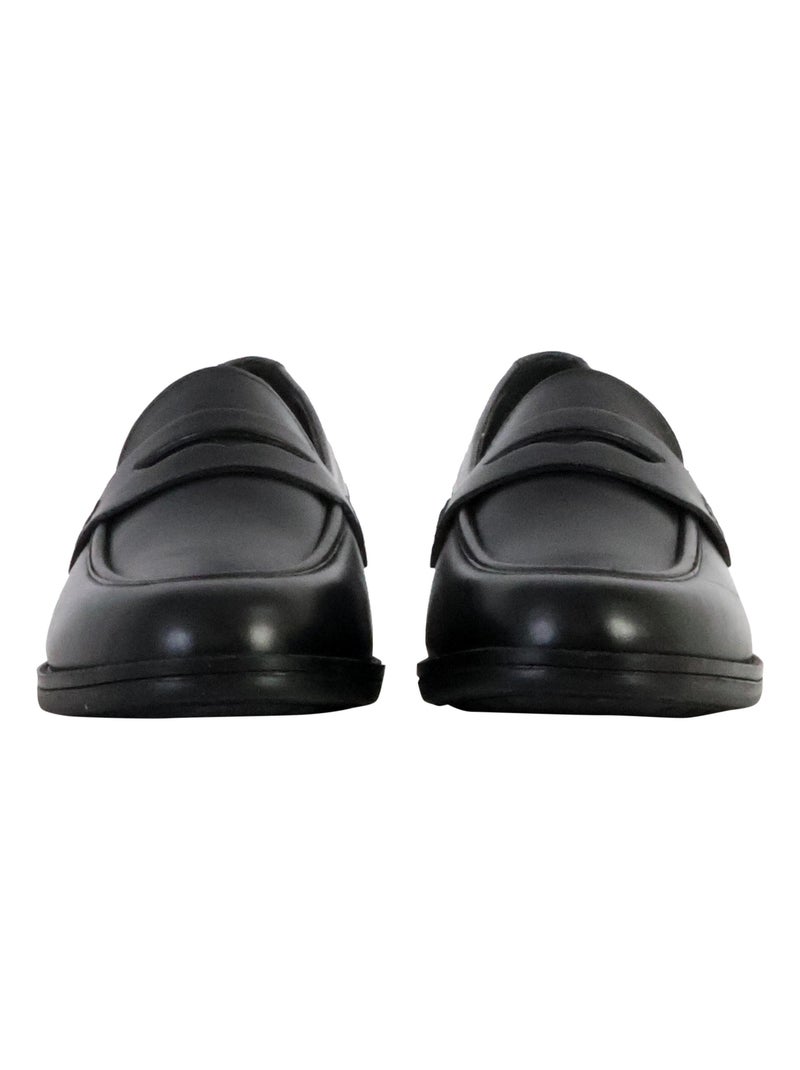 Mocassin Cuir Geox Jaylon Noir - Kiabi