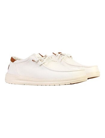 Mocassin Cuir Hey Dude Paul Canvas