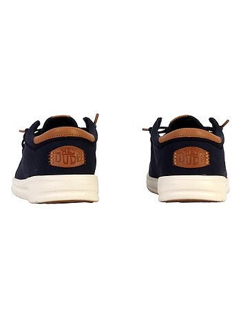 Mocassin Cuir Hey Dude Paul Canvas