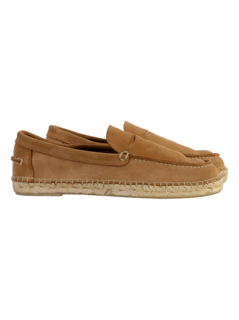 Mocassin Cuir Natural World Beige - Kiabi