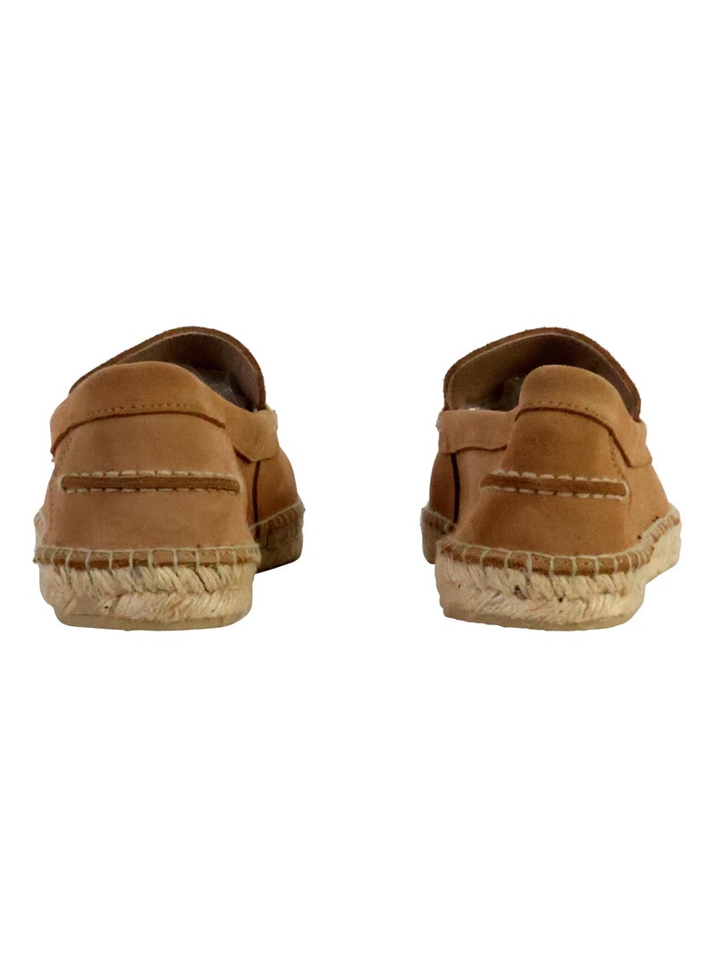 Mocassin Cuir Natural World Beige - Kiabi
