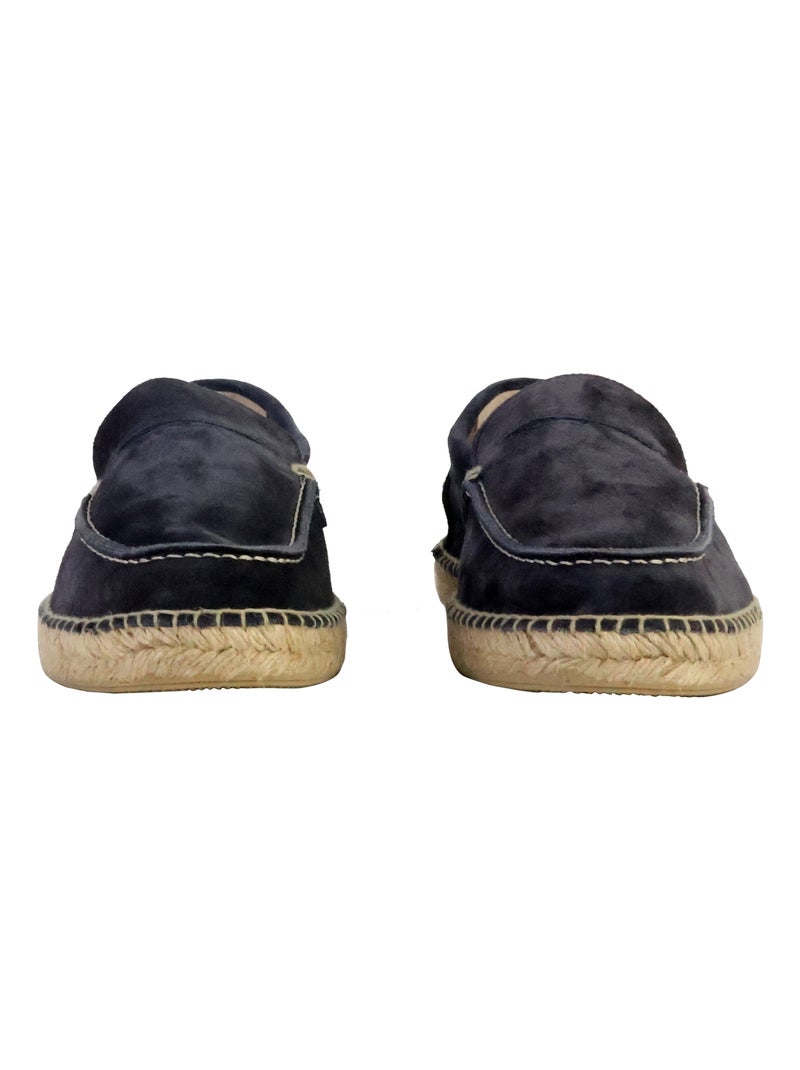 Mocassin Cuir Natural World Bleu marine - Kiabi