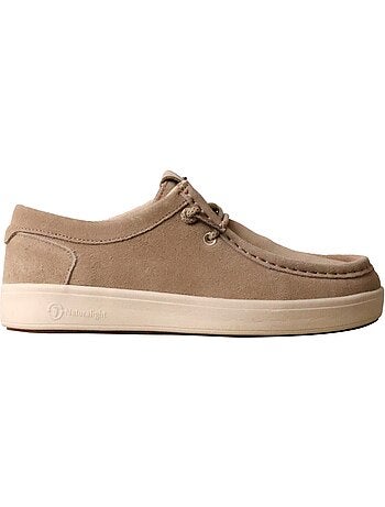 Mocassin Cuir Natural World Deya Wallabi NL