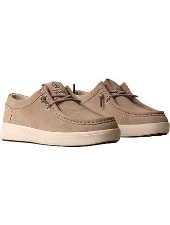 Mocassin Cuir Natural World Deya Wallabi NL