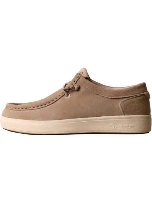 Mocassin Cuir Natural World Deya Wallabi NL - Kiabi