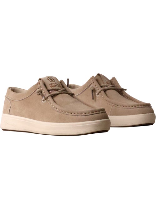 Mocassin Cuir Natural World Deya Wallabi NL - Kiabi