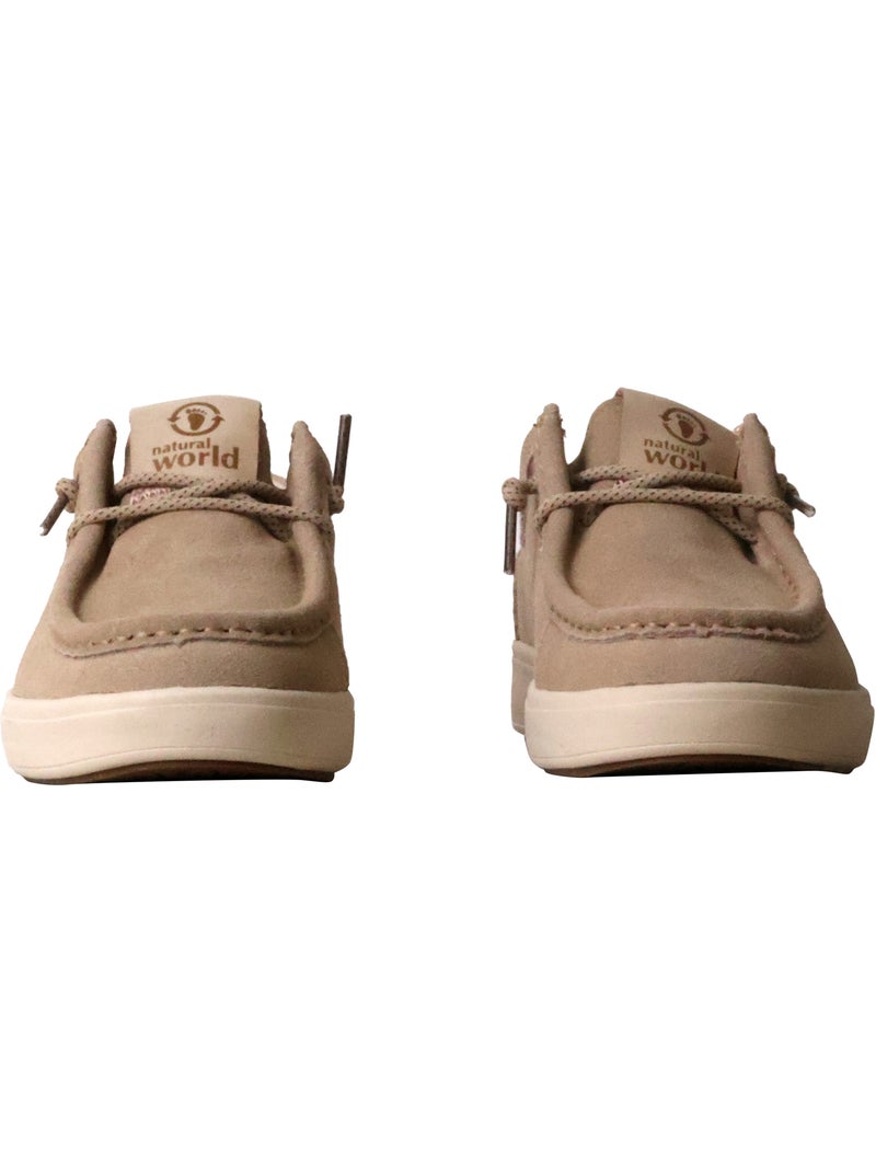 Mocassin Cuir Natural World Deya Wallabi NL Beige - Kiabi