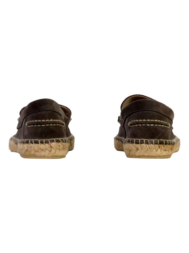 Mocassin Cuir Natural World Gris - Kiabi