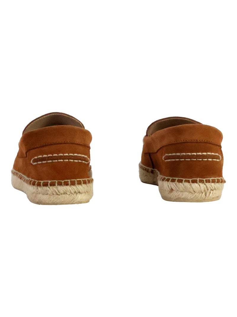 Mocassin Cuir Natural World Marron - Kiabi