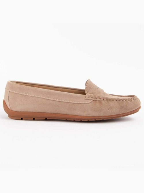 Mocassin Cuir Naturel Purapiel - Kiabi
