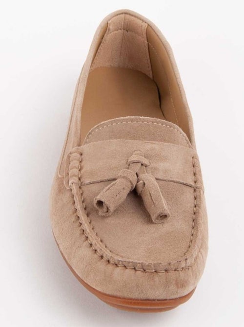 Mocassin Cuir Naturel Purapiel - Kiabi