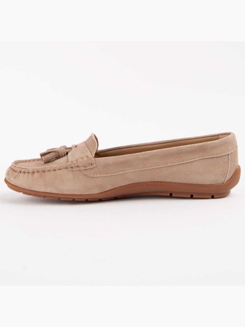 Mocassin Cuir Naturel Purapiel - Kiabi
