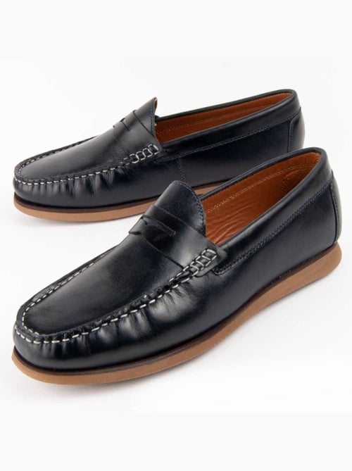 Mocassin Cuir Naturel Purapiel - Kiabi