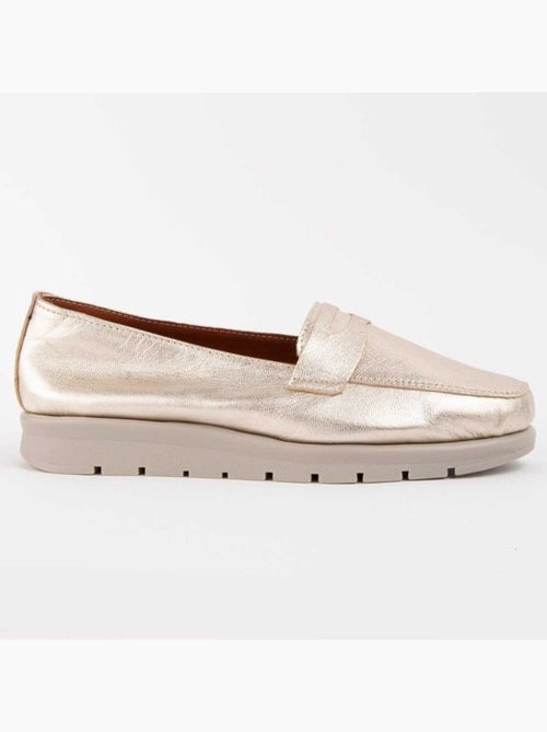 Mocassin Cuir Naturel Purapiel - Kiabi